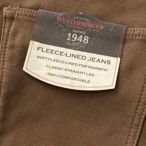 Weatherproof Vintage Men/'s Fleece Lined Pant